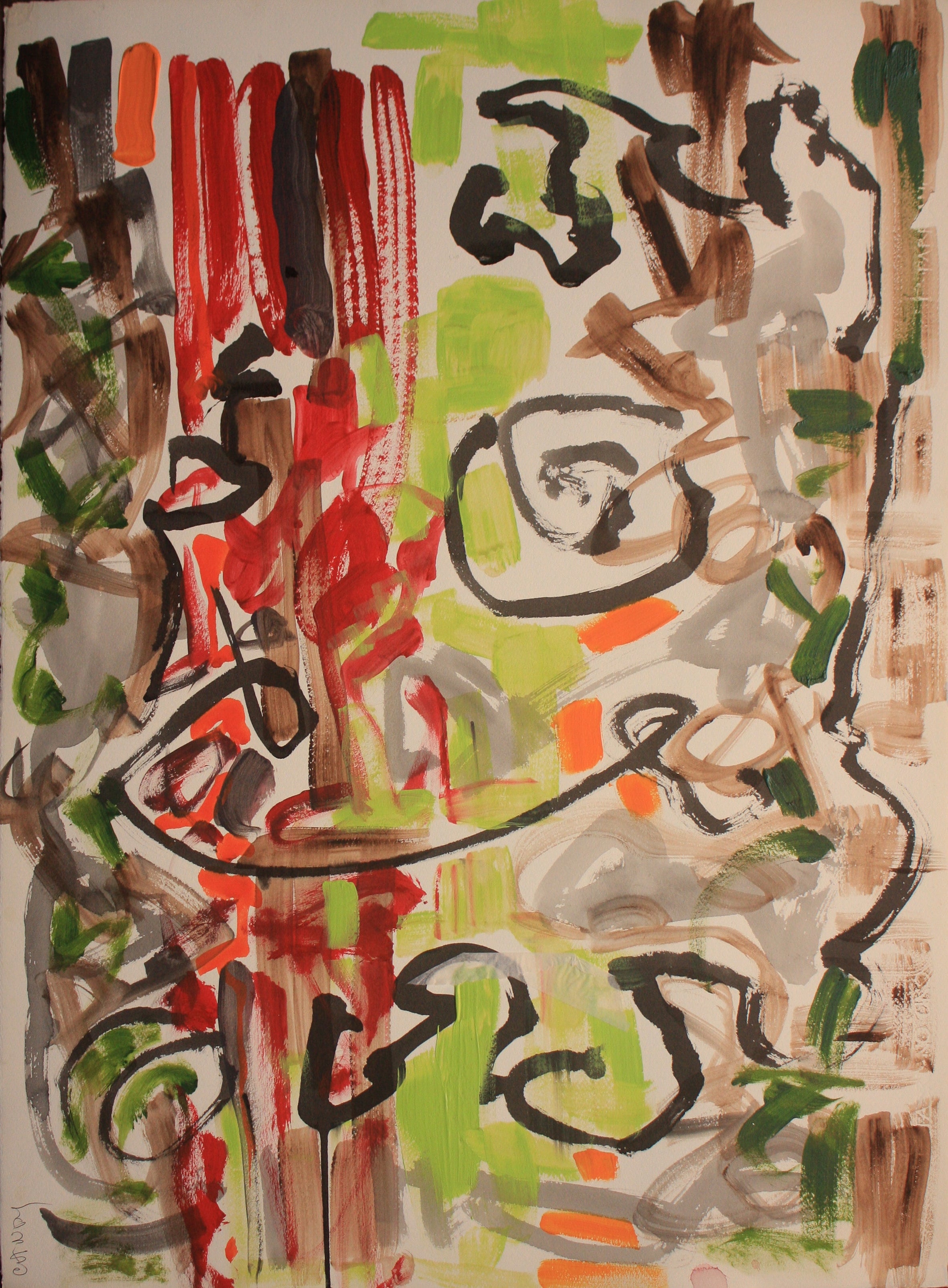 Original mixed media artwork by Candy