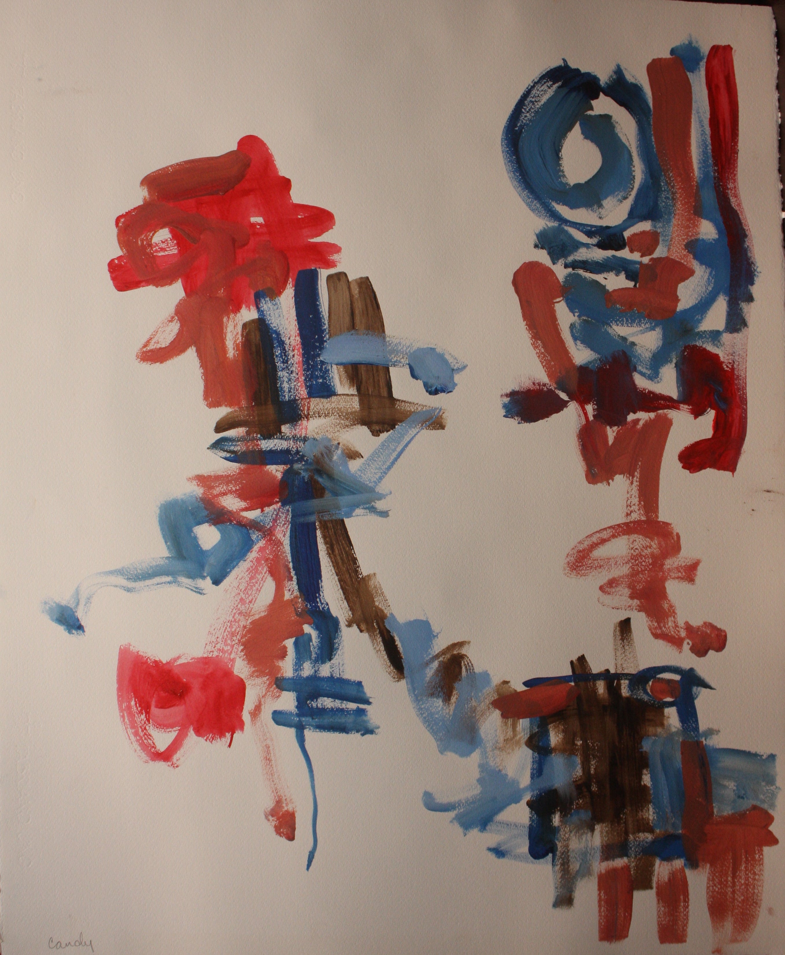 Original mixed media artwork by Candy