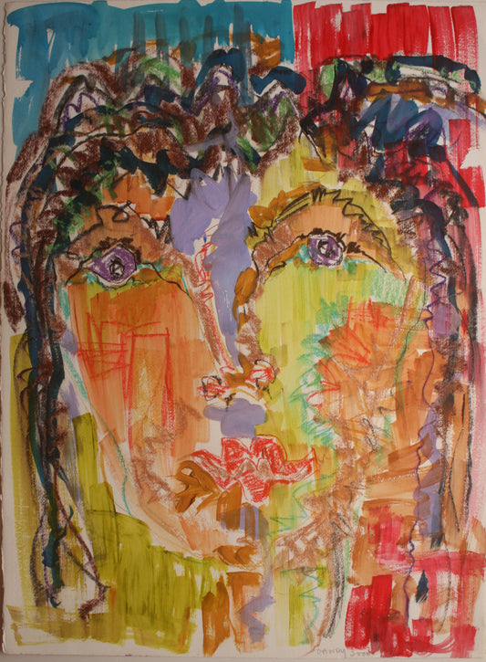 Original mixed media artwork by Candy