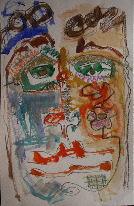Original mixed media artwork by Candy