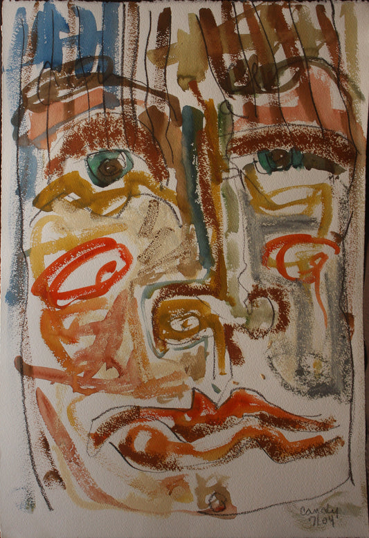 Original mixed media artwork by Candy