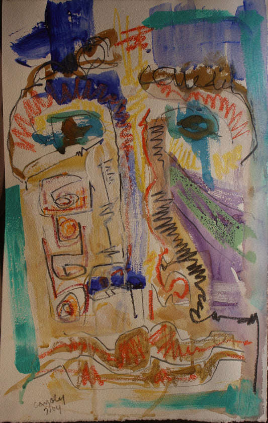 Original mixed media artwork by Candy