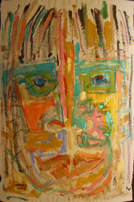 Original mixed media artwork by Candy